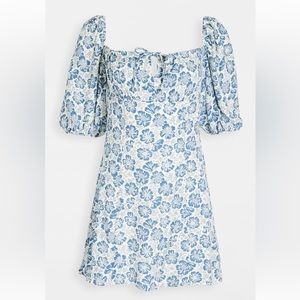 Reformation Sette Mini Dress | Size XS | Blue floral